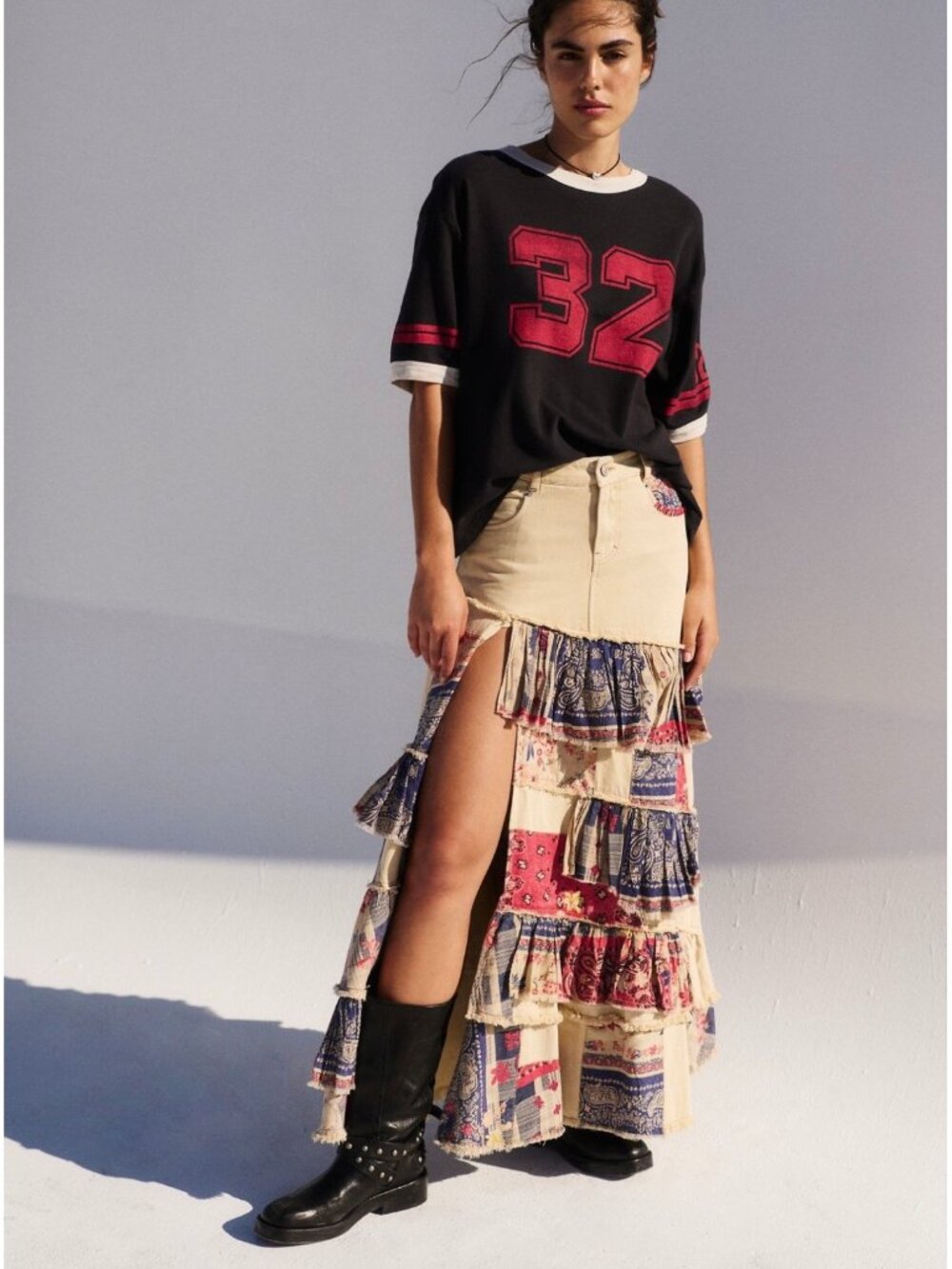 Free People Harvest Moon Maxi Skirt